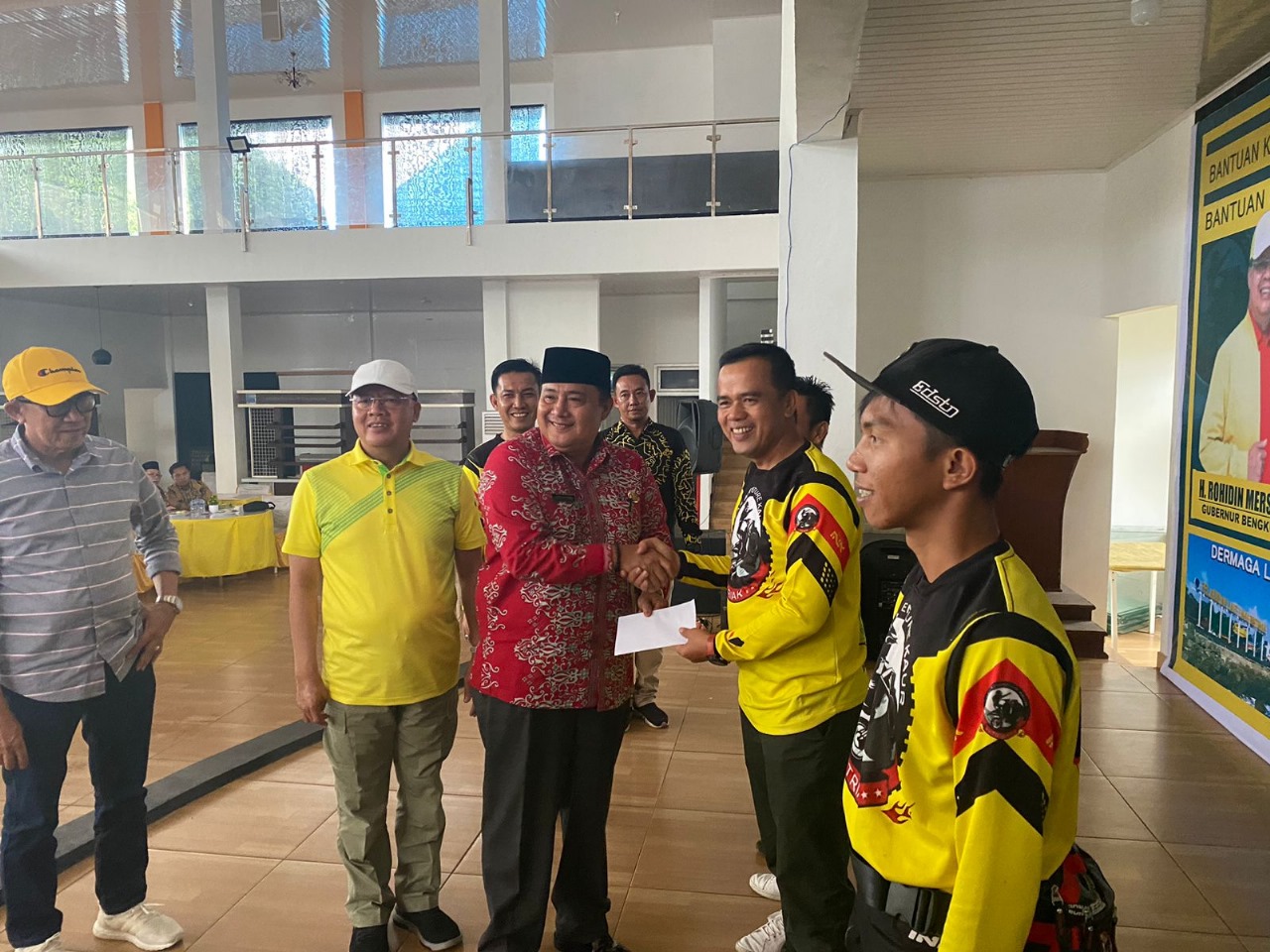 Kapolres Kaur Damping Gubernur Bengkulu dalam Kegiatan Bakti Amal Trail Adventure Kaur