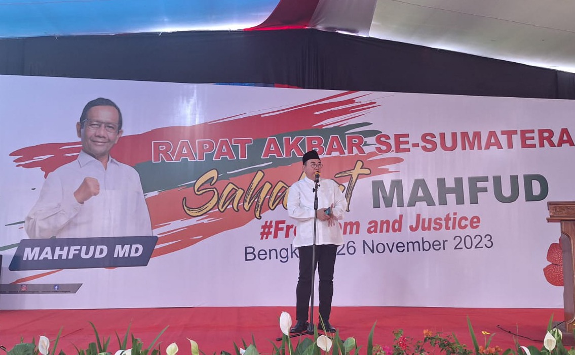 Ridwan Mukti saat menyampaikan sambutan
