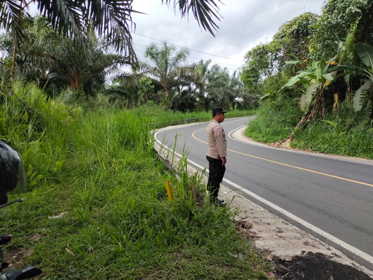 Polsek PUT Terjukan Personel Pengamanan Jalur Curup-Lubuk Linggau