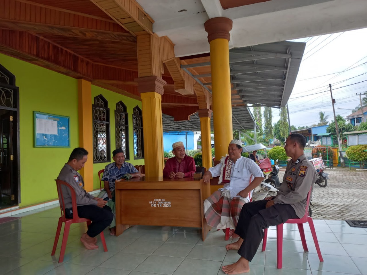 Sambangi Tokoh Agama Sat Binmas Sampaikan Pesan Kamtibmas