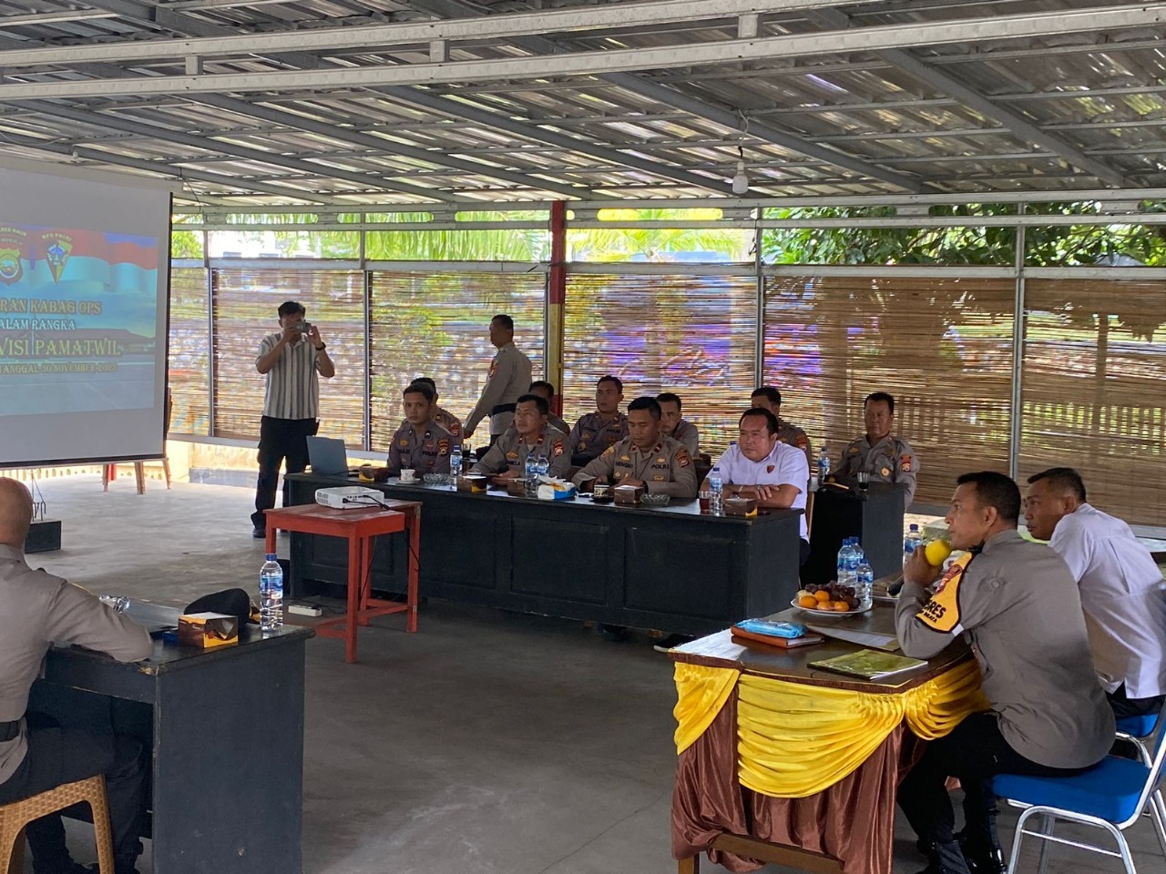 Jelang Pemilu 2024, Polres Kaur Gelar Supervisi Pamtwil 