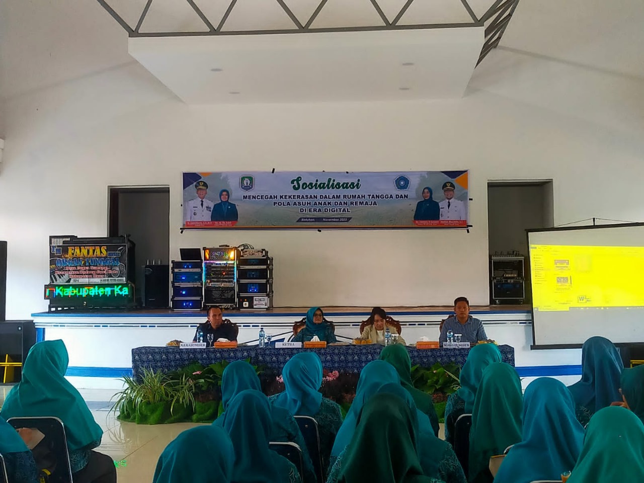 Kasat Reskrim Polres Kaur Hadiri dan Menjadi Narasumber Kegiatan Sosialisasi Kekerasan Dalam Rumah Tangga dan Pola Asuh Anak 