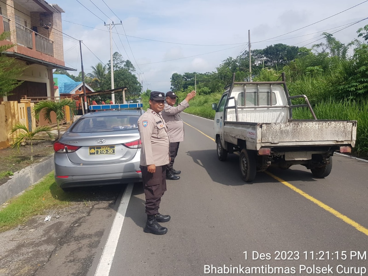 Antisipasi Tindak Pidana, Polsek Curup Polres Rejang Lebong Melaksanakan Patroli Rutin