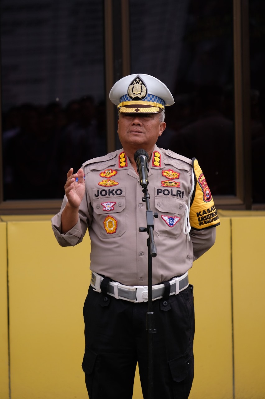 Dirlantas Polda Bengkulu Pimpin Apel OMB dan Tekankan Netralitas Polri