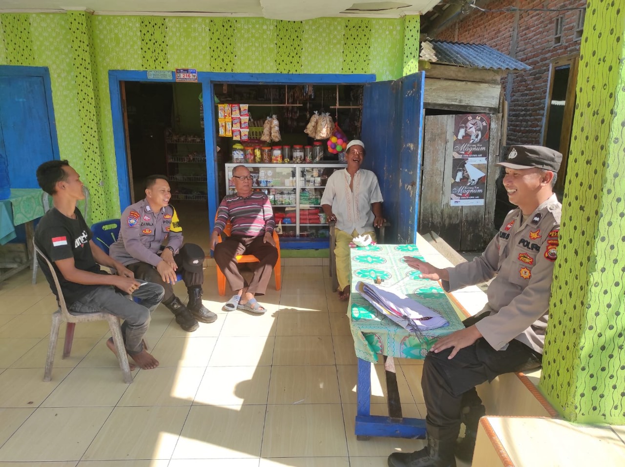 Cipta Kondisi Jelang Pemilu 2024, Polsek Maje Intensifkan Giat Sambang Kamtibmas 