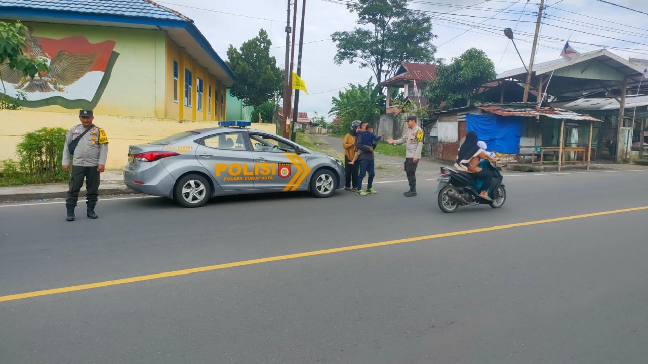 Tingkatkan Keamanan Wilayah, Polsek Curup Gelar Razia Senjata Api dan Senjata Tajam