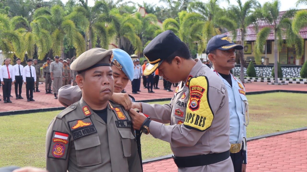 Kapolres Mukomuko Pimpin Apel Gelar Pasukan Ops Lilin Nala 2023