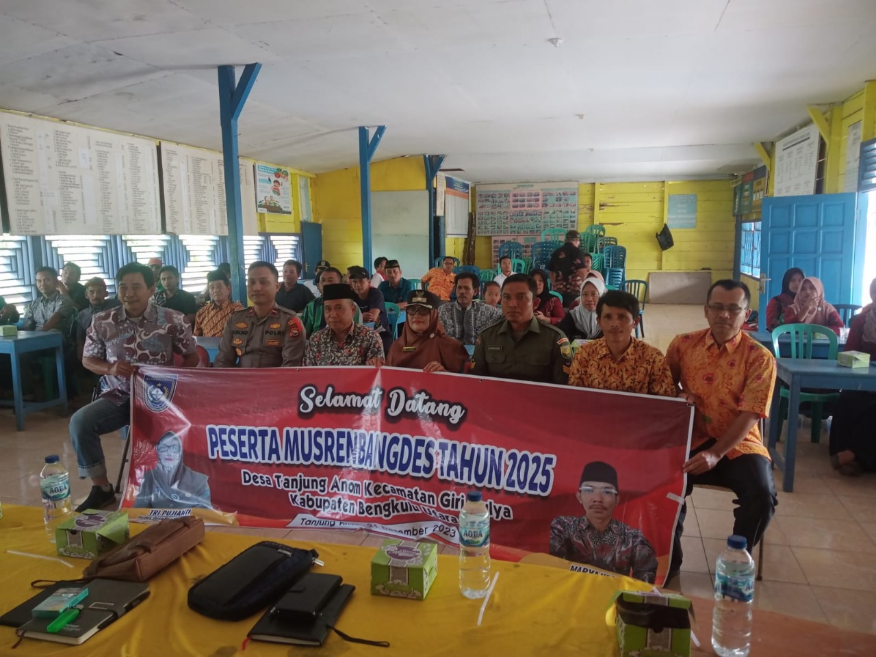 Kapolsek Giri Mulya Hadiri Musrenbang di Desa Tanjung Anom