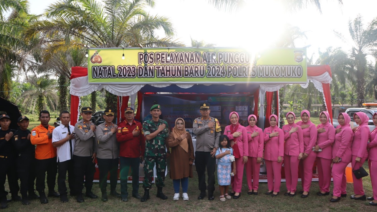 Jelang Nataru, Kapolres dan FKPD Mukomuko Cek Kesiapan Masing Masing Pospam dan Posyan
