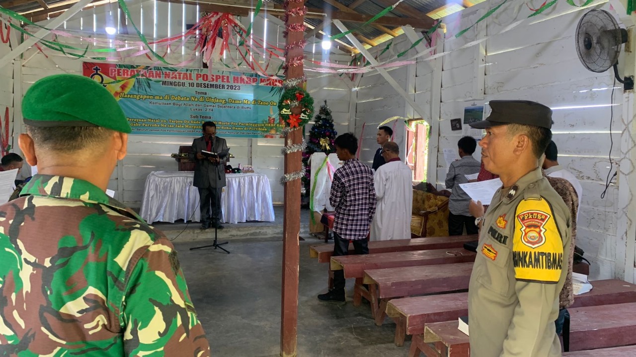Ciptakan Situasi Aman dan Kondusif dalam Pelaksanaan Ibadah, Polsek Kaur Selatan Lakukan Pengamanan di Gereja