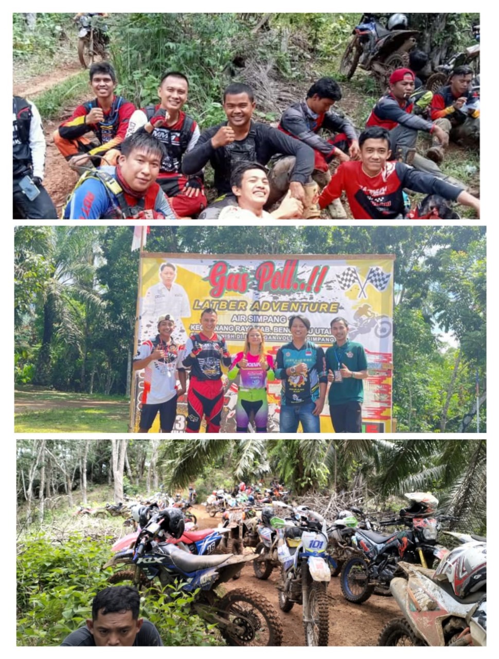 Kapolsek Ketahun Latihan Adventure Bersama Kapospol Pinang Raya