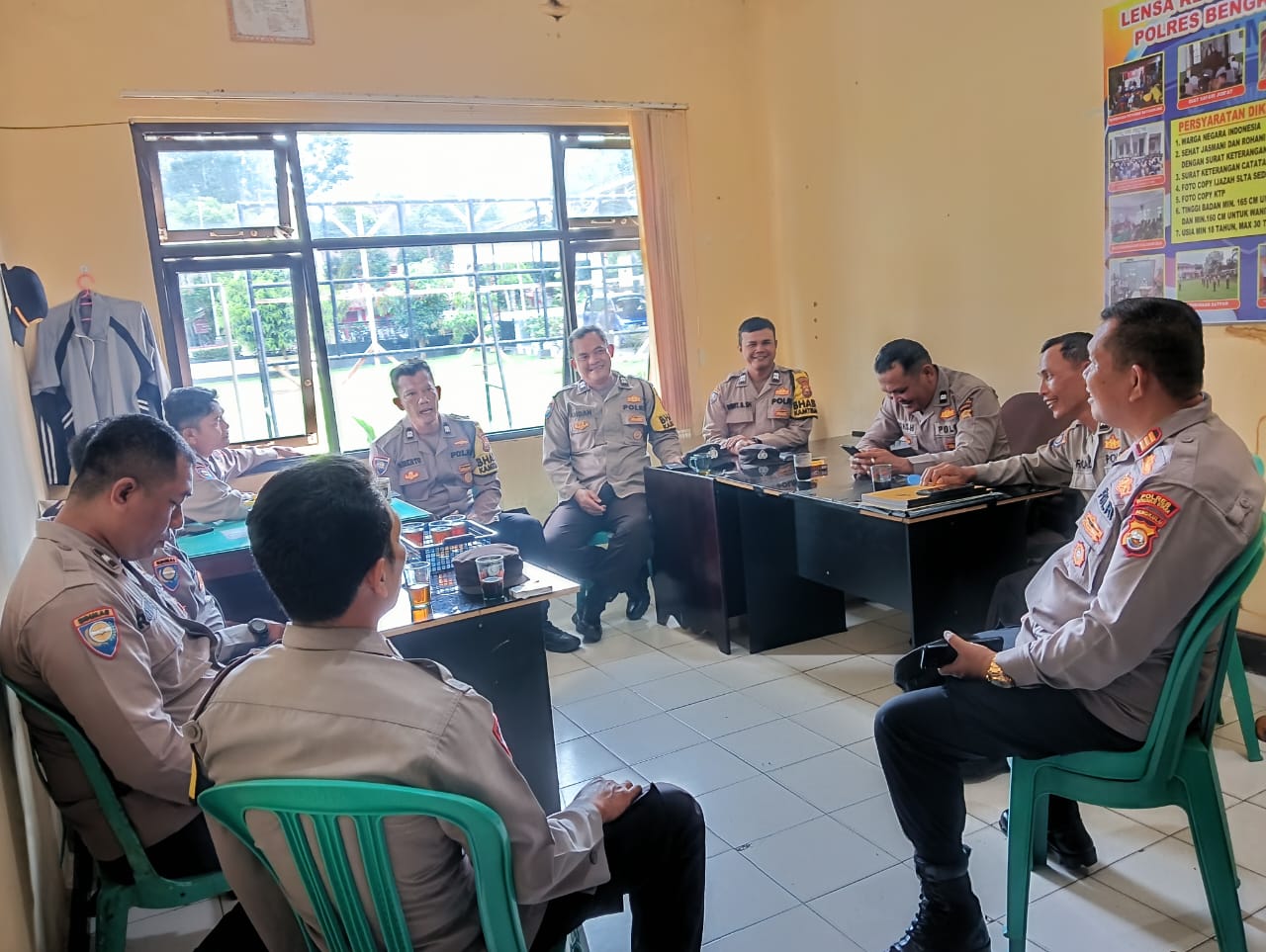 Lakukan anev Kasat Binmas Berikan Penekanan kepada Anggota Terkait Netralitas Pemilu