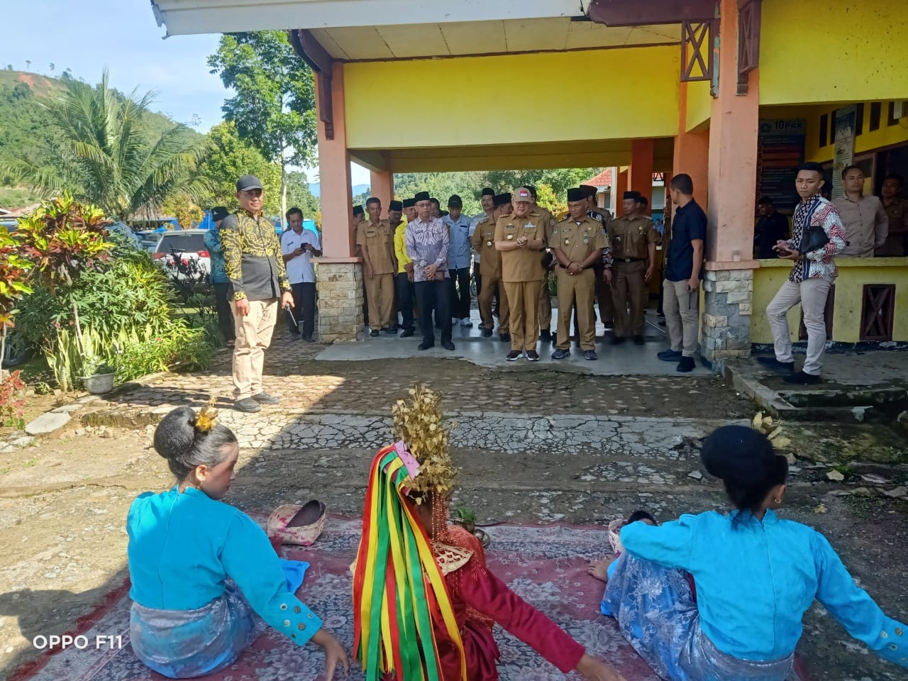 Polsek Muara Sahung Monitoring dan Lakukan Pengamanan Kunjungan Gubernur 