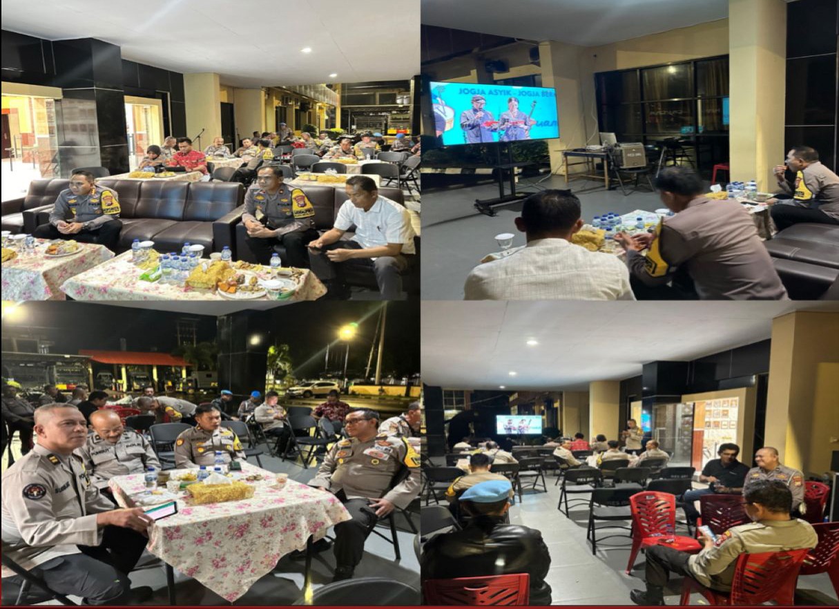 Kapolresta Bengkulu Nobar Kegiatan Kapolri dalam Pameran Lukisan dan Pentas Musik di Yogyakarta