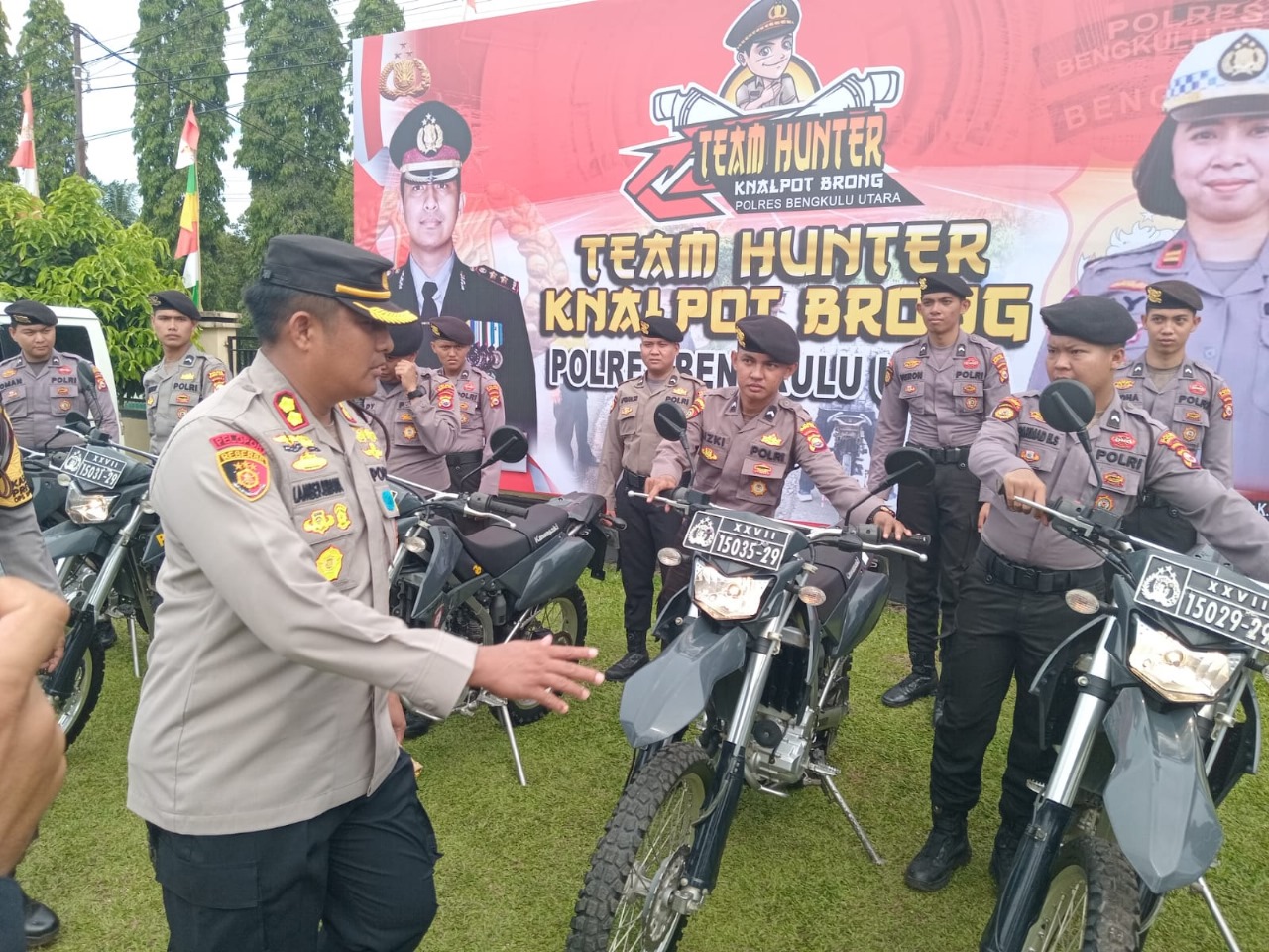 Polres Bengkulu Utara Bentuk Team Khusus "Team Hunter Knalpot Brong"
