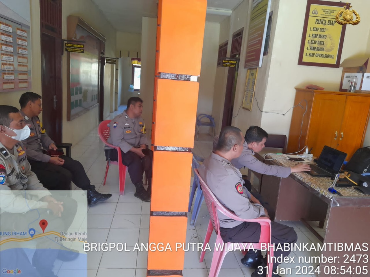 Polsek Maje Laksanakan Rapat Anev Kinerja Bhabinkamtibmas 