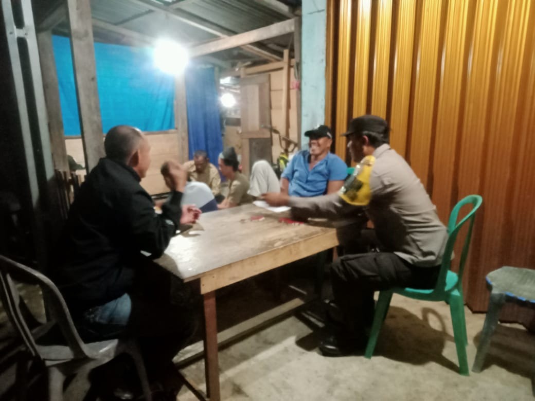 KRYD, Polsek Muara Sahung Mengecek Keamanan di  Seputaran Wilayah Hukum