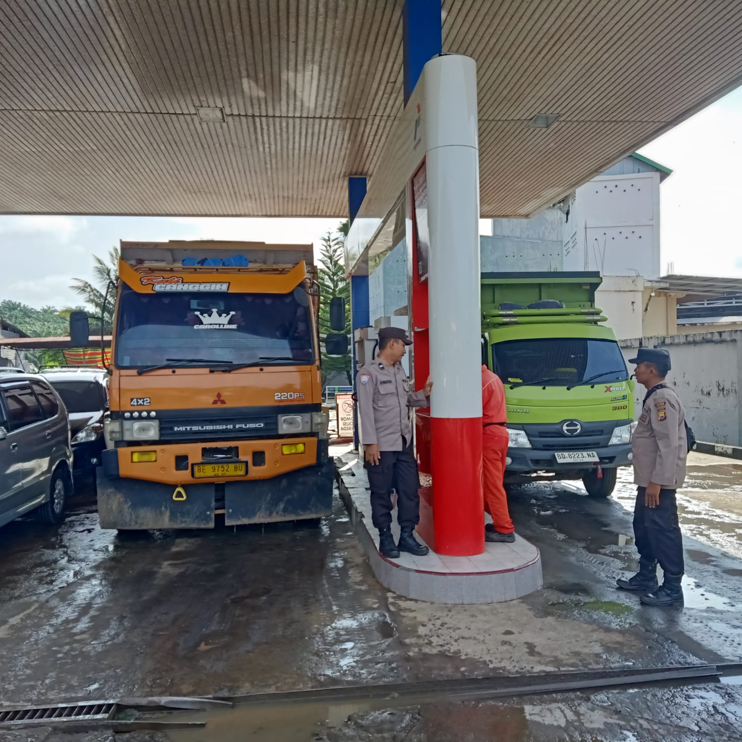 Polres Mukomuko Cek SPBU Jelang Arus Mudik Lebaran 