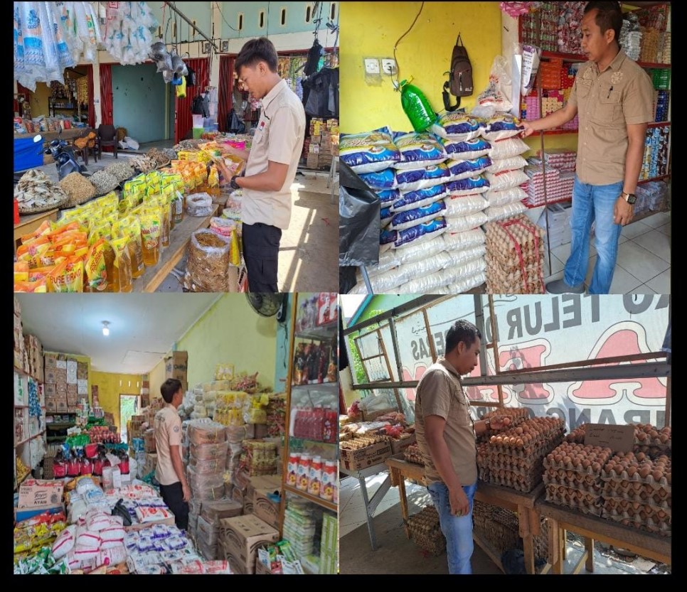 Jelang Perayaan Hari Raya Idul Fitri  1445 H, Polres Kaur Lakukan Kegiatan Pengawasan dan Pemantauan Harga Bahan Pangan 
