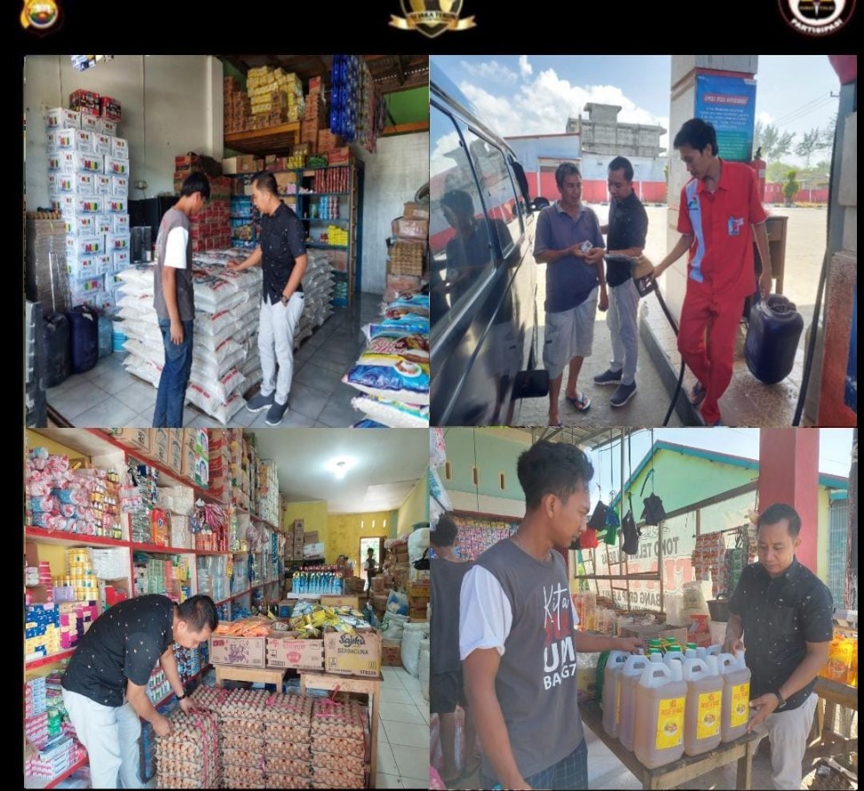 Pasca Lebaran, Unit II Ekonomi Sat Intelkam Polres Kaur Monitoring Harga dan Ketersedian Bahan Pokok