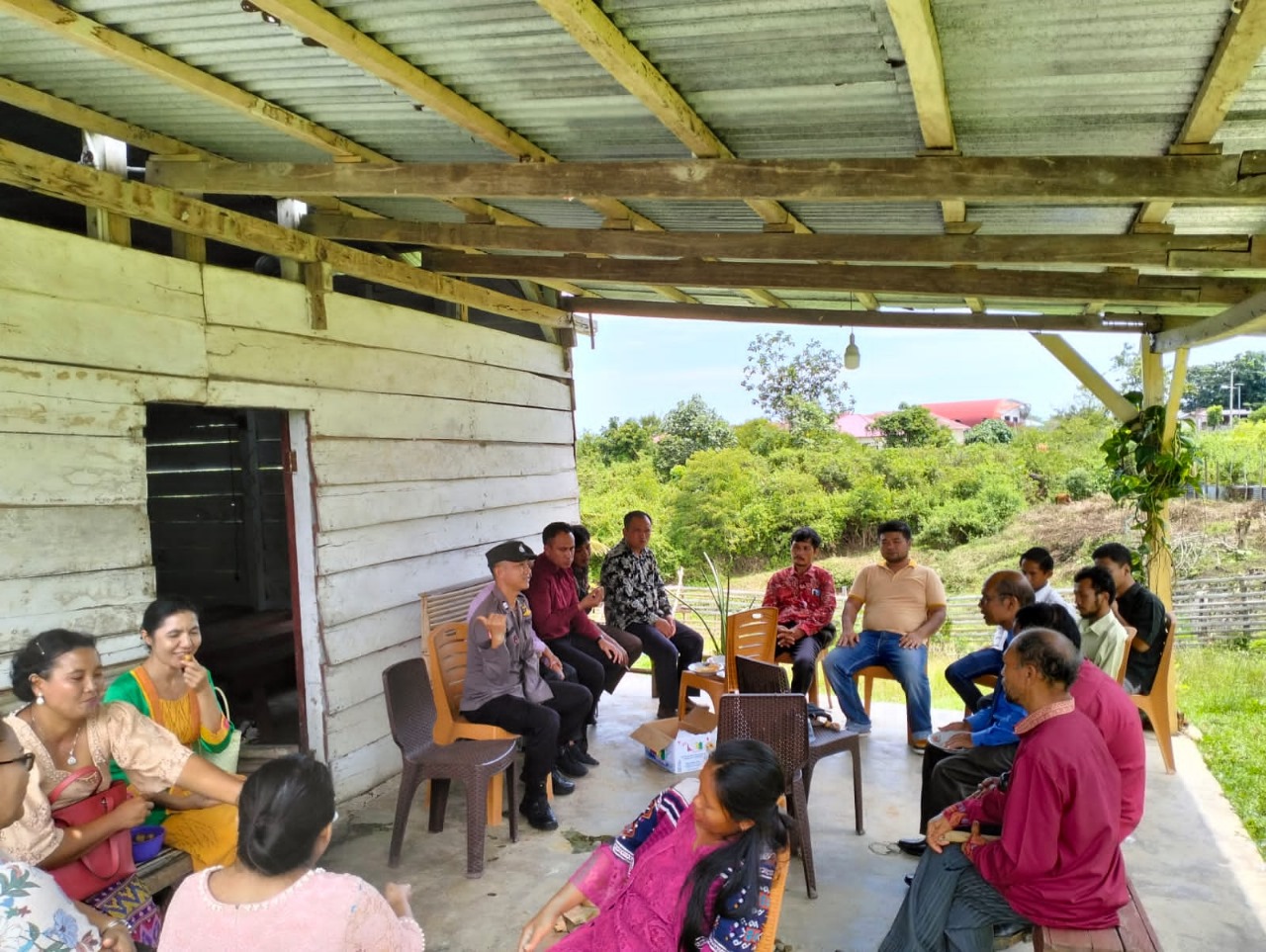 Gelar Minggu Kasih Polsek Kaur Selatan di HKBP Pondok Pusaka Sampaikan Pesan-Pesan Kamtibmas  