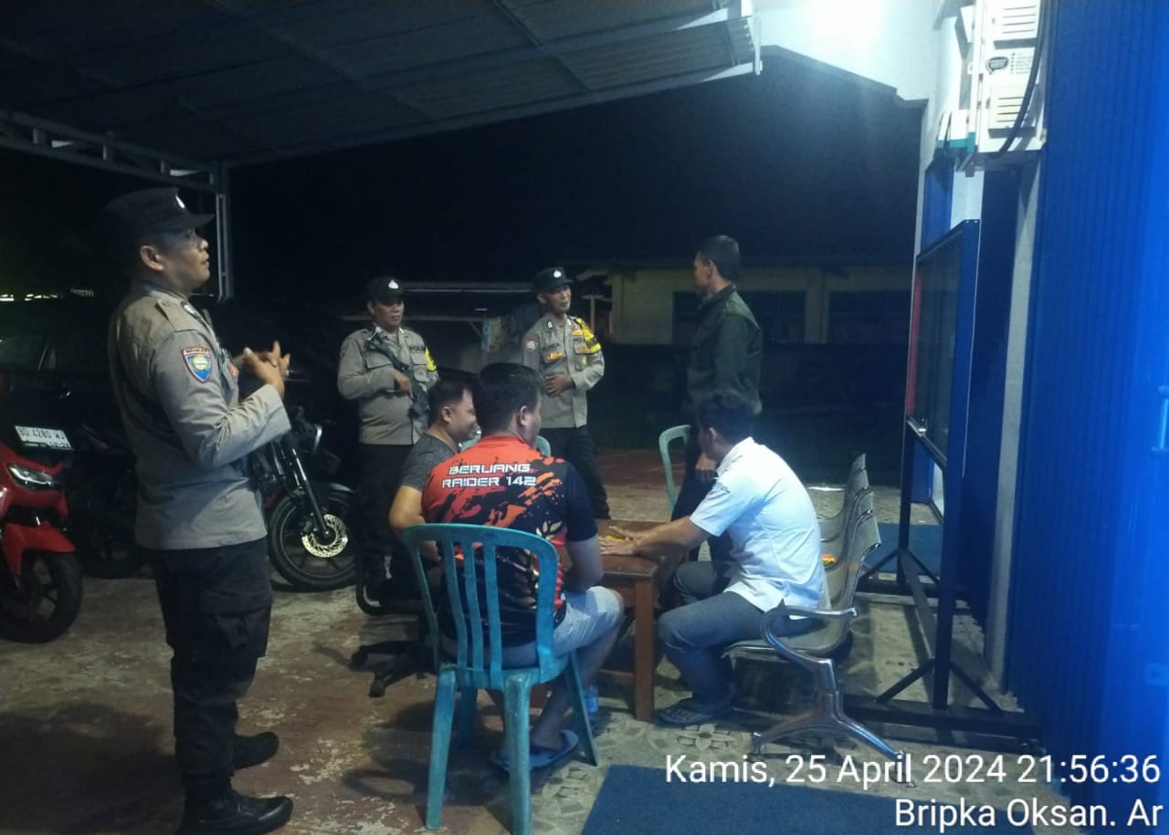Polsek Kaur Tengah Patroli Dialogis Cegah Aksi 3C dan Premanisme 