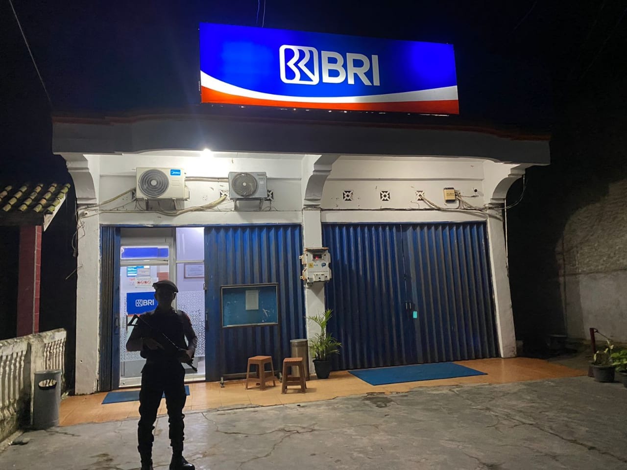 Patroli Presisi Personel Sat Samapta Polres Kaur Cek Objek Vital Seputaran Wilkum 