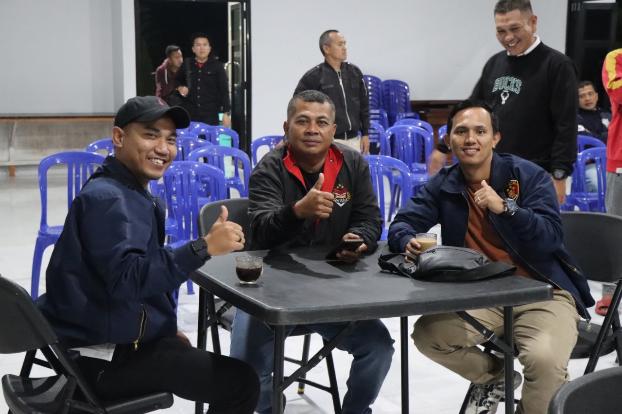 Dukung Timnas Indonesia Dalam Semi Final AFC Cup U23, Polres Rejang Lebong Laksanakan Nonton Bareng