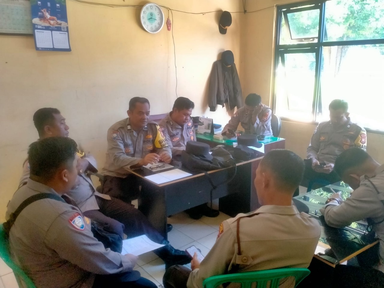 Tingkatkan Kinerja, Sat Binmas Polres Bengkulu Utara Laksanakan Anev Mingguan 