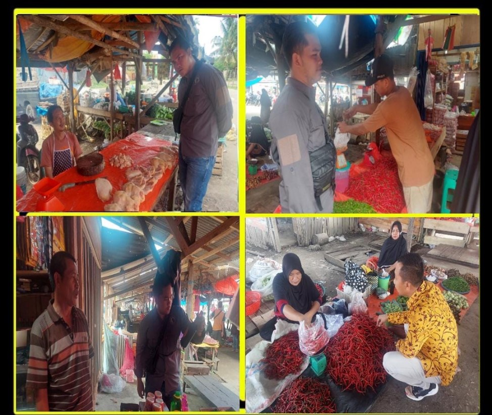 Polres Kaur Pantau dan Monitoring Stabilitas Harga Bahan Pokok  