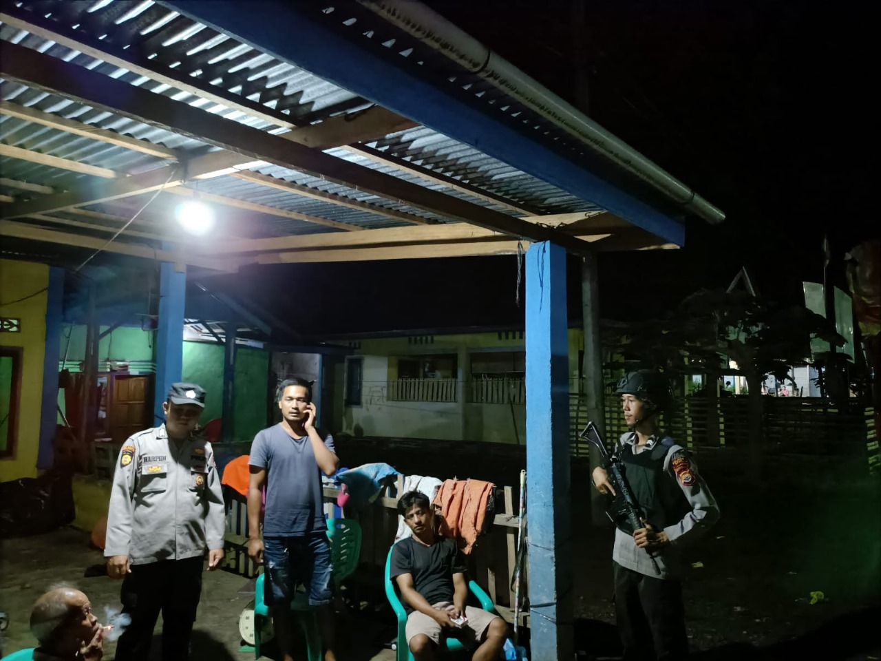 Jaga Kamtibmas Tetap Kondusif, Polsek Padang Guci Hulu Patroli Dialogis