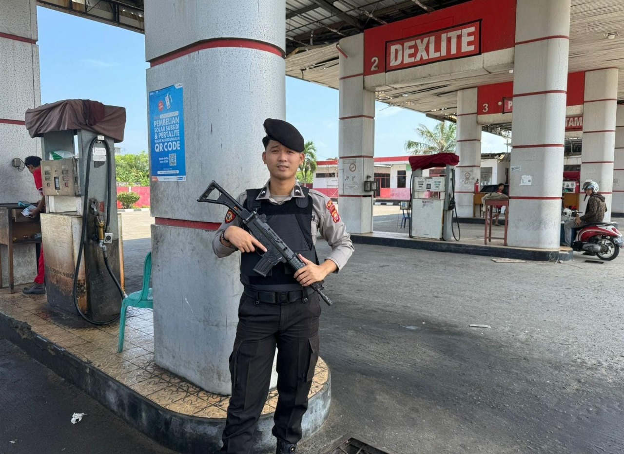 Polres Kaur Polda Bengkulu Melakukan Patroli Presisi Pantau Situasi Kamtibmas 