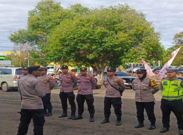 Polsek Ratu Agung Pegamanan Hari Ke-3 Pertandingan Cabor Sepak Bola Popda Bengkulu Tahun 2024