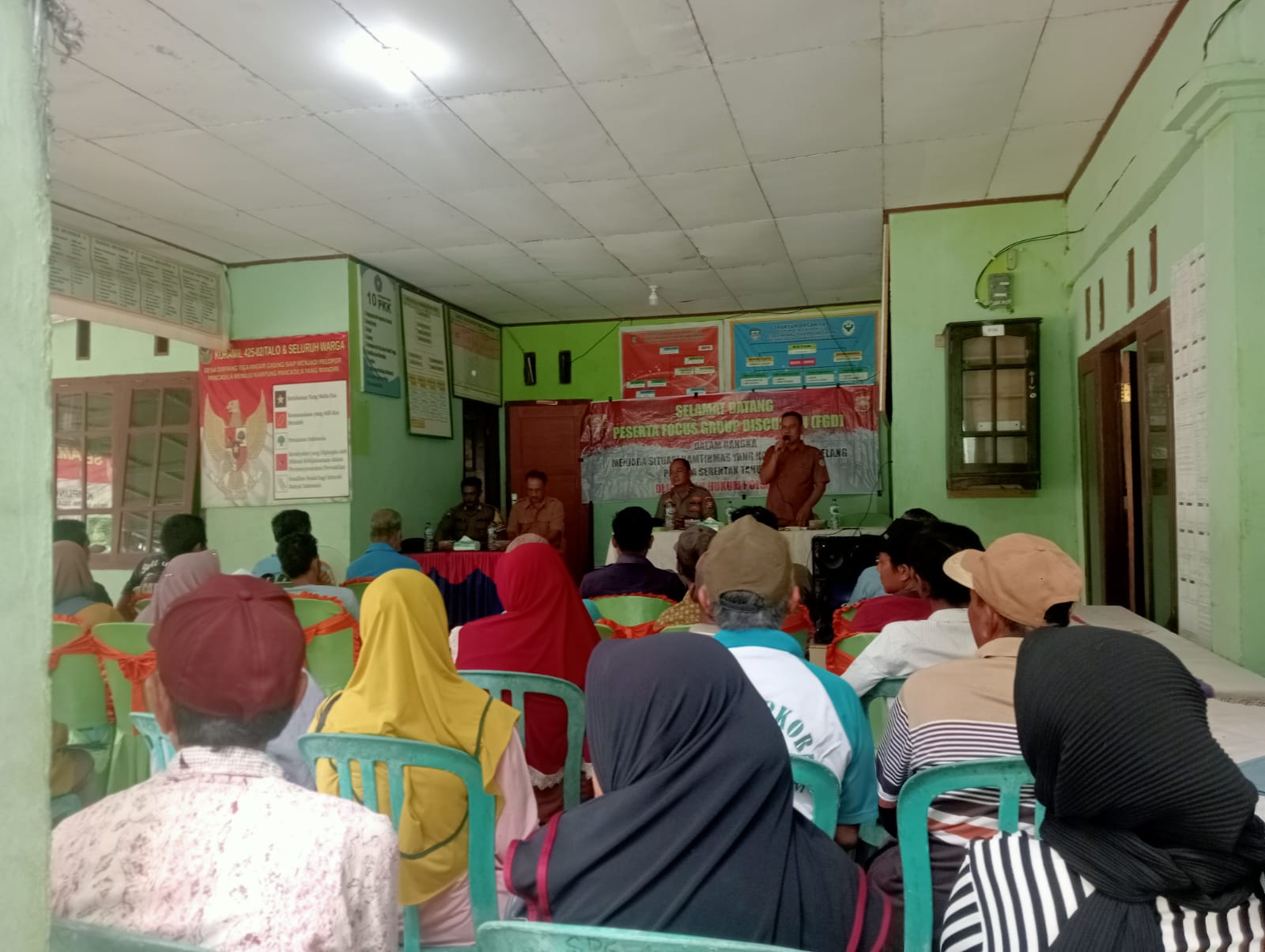 Polsek Talo Hadiri Kegiatan FGD di Desa Pagar Gasing