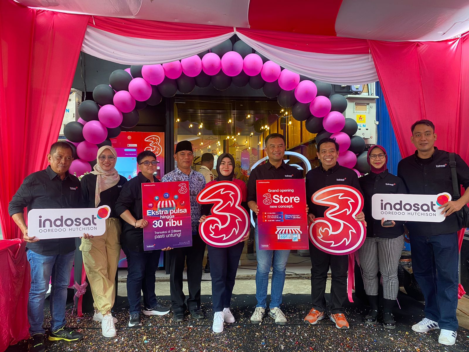 Hadirkan Konsep Gaya Hidup Digital Gen Z, Indosat Resmikan 3Store Baru di Kota Bengkulu