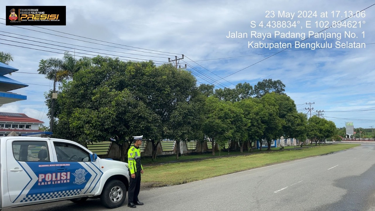 Sat Lantas Polres BS Patroli Mobiling , Ciptakan Kenyamanan Masyarakat