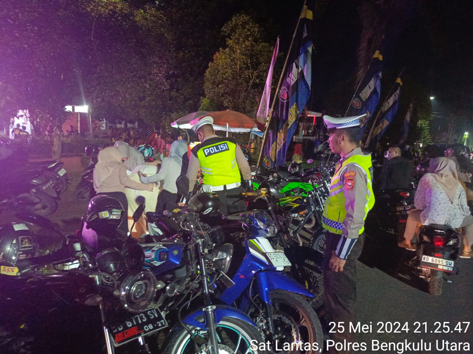 Polres BU Laksanakan Blue Sky Patroli Guna Ciptakan Kamtibmas Kondusif Jelang MTQ 
