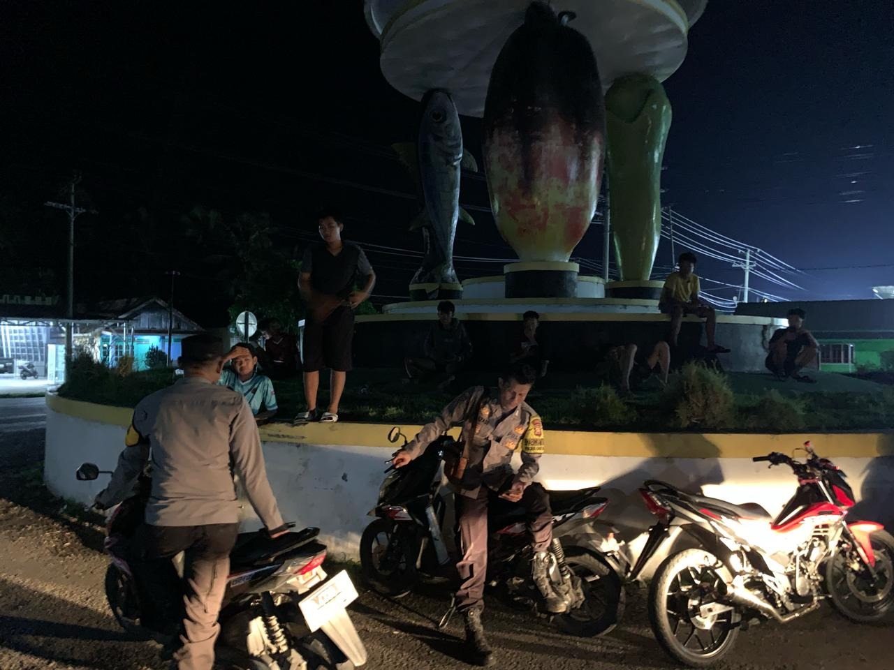 Antisipasi Balap Liar, Polres Kaur Patroli di Sekitaran Jalur 2 Komplek Perkantoran Padang Kempas