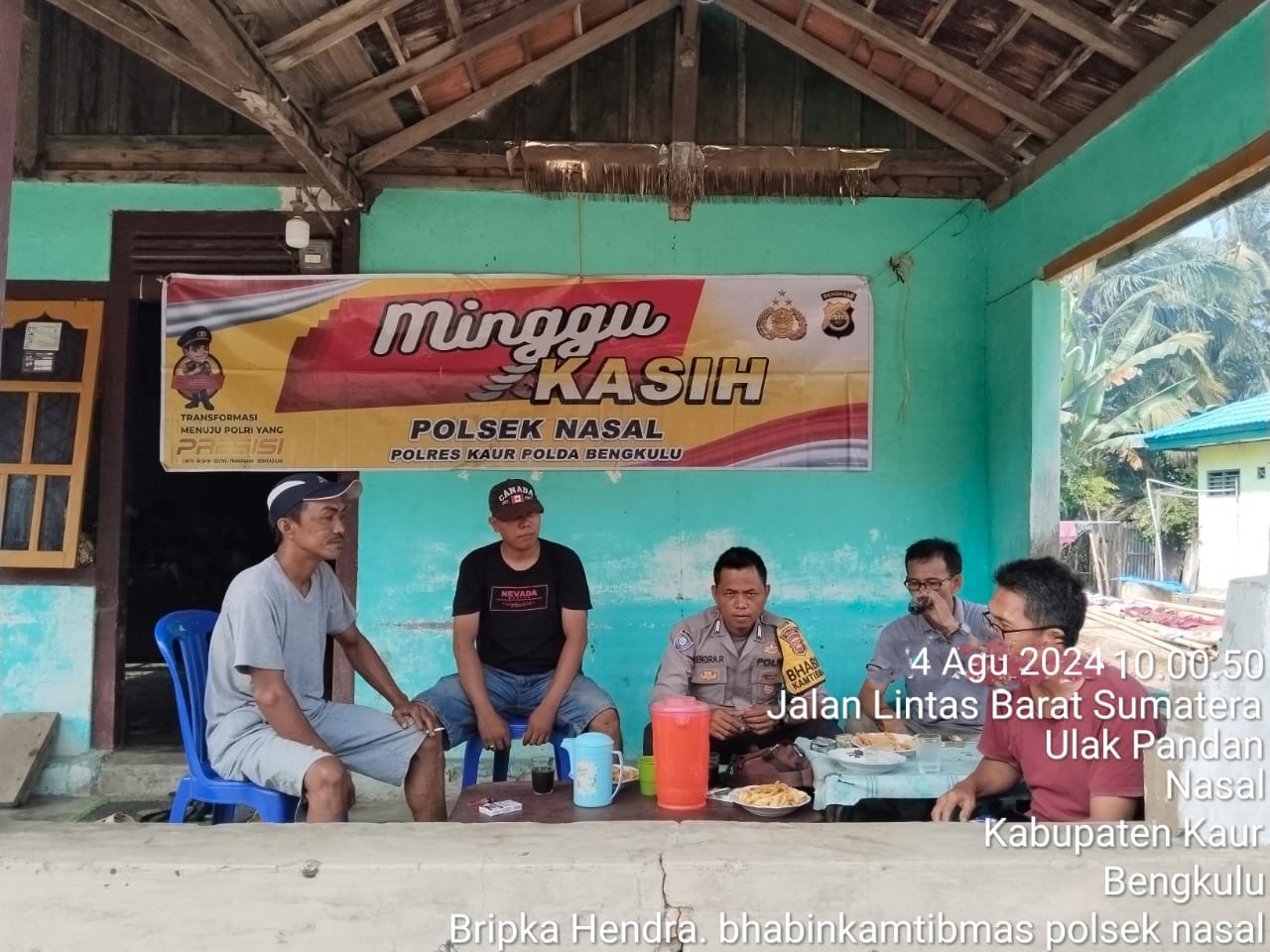 Jumat Curhat Polsek Nasal Bersama Warga Desa Ulak Pandan