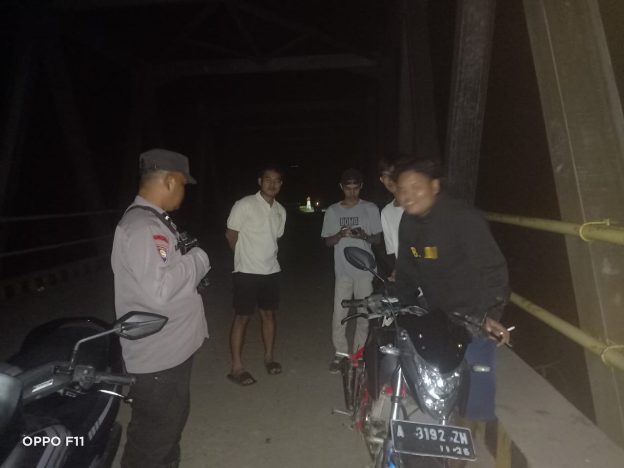 Patroli Presisi Polsek Muara Sahung, Membangun Keamanan Bersama di Malam Hari