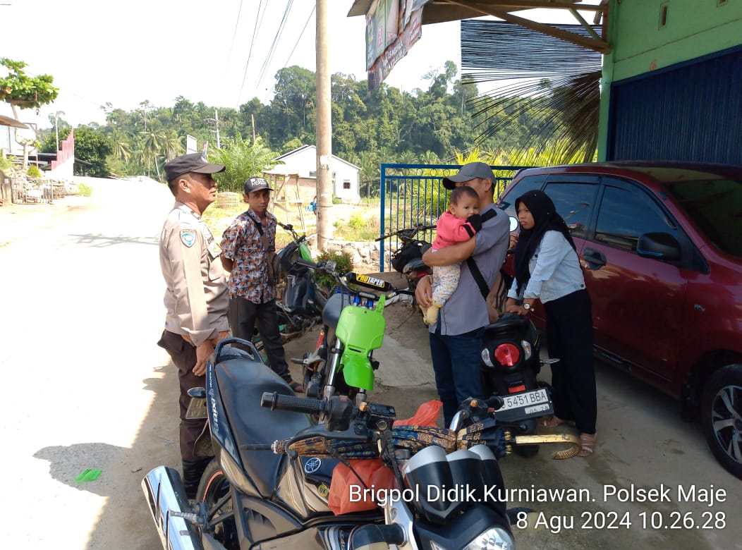 Patroli KRYD, Polsek Maje Antisipasi 3C dan Premansismedi Seputaran Wilkum 