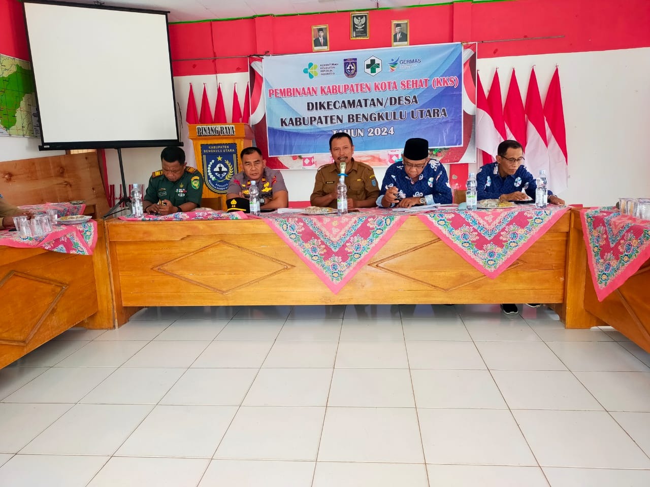 Kapolsek Ketahun Hadiri Kegiatan Pembinaan Kabupaten Kota Sehat