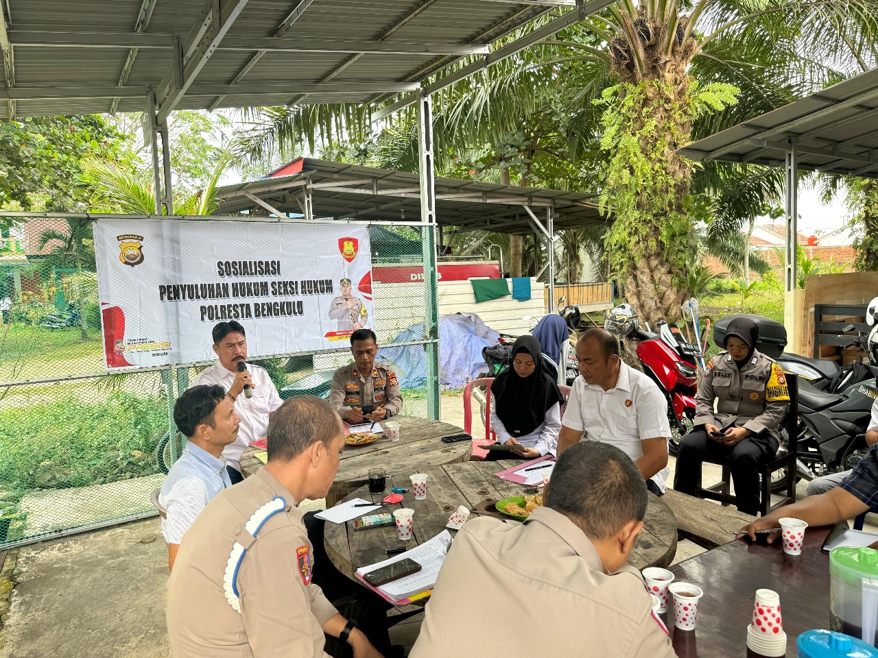 Kasikum Polresta Bengkulu Sosialisasi Hukum Ke Polsek Kampung Melayu