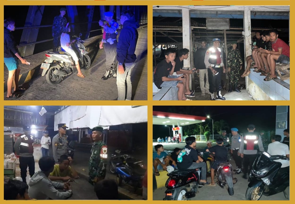 Antispasi Gangguan Kamtibmas pada Sabtu Malam, Polres Bengkulu Utara Gelar Blu Sky Patrol 