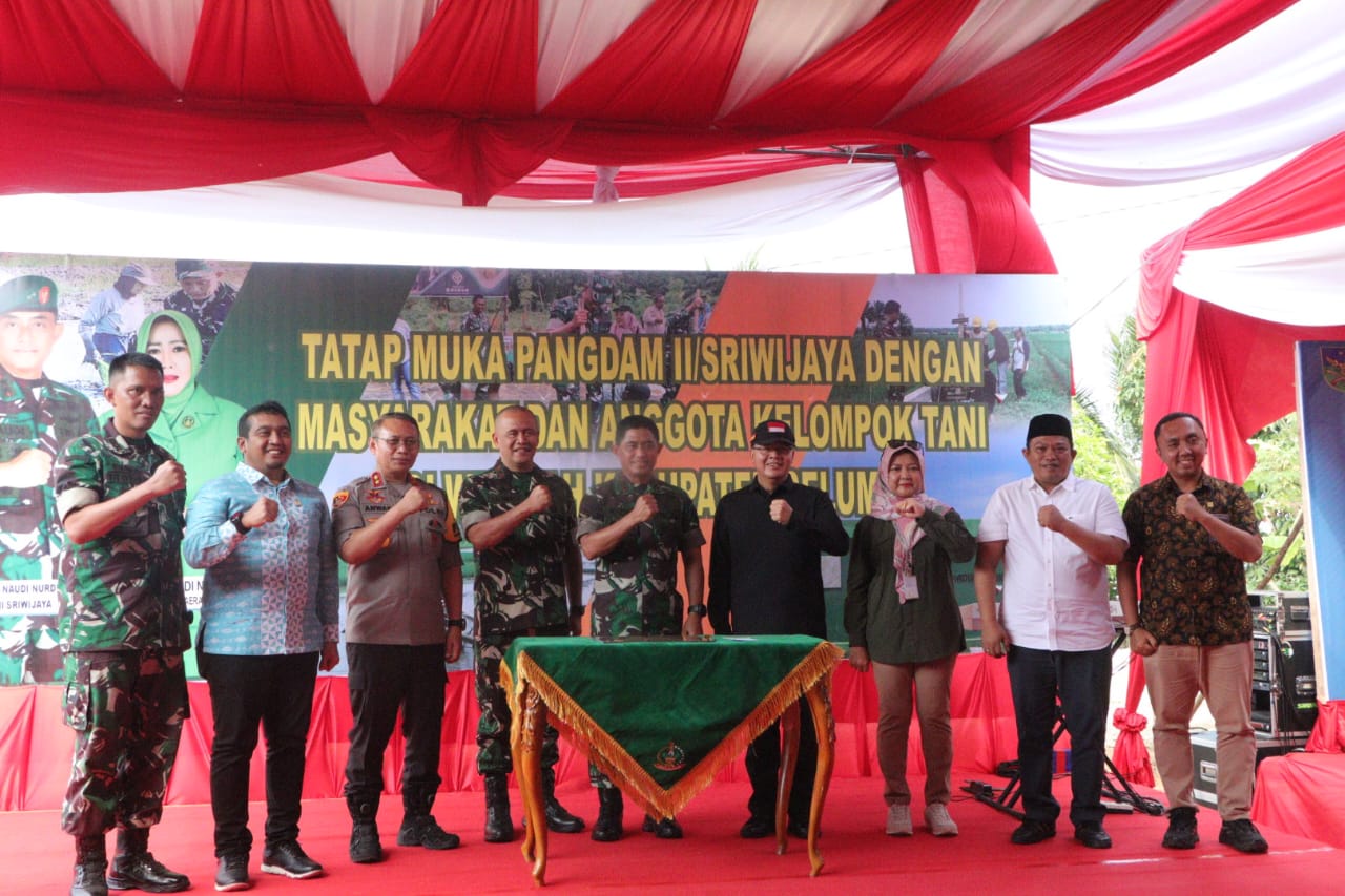 Wujud Sinergitas TNI - Polri, Kapolda Bengkulu Hadiri Peresmian IRPOM Oleh Pangdam II Sriwijaya 