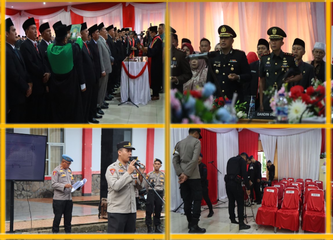 Polres Bengkulu Utara Sukses Amankan Pelantikan Anggota DPRD Terpilih Kabupaten Bengkulu Utara 