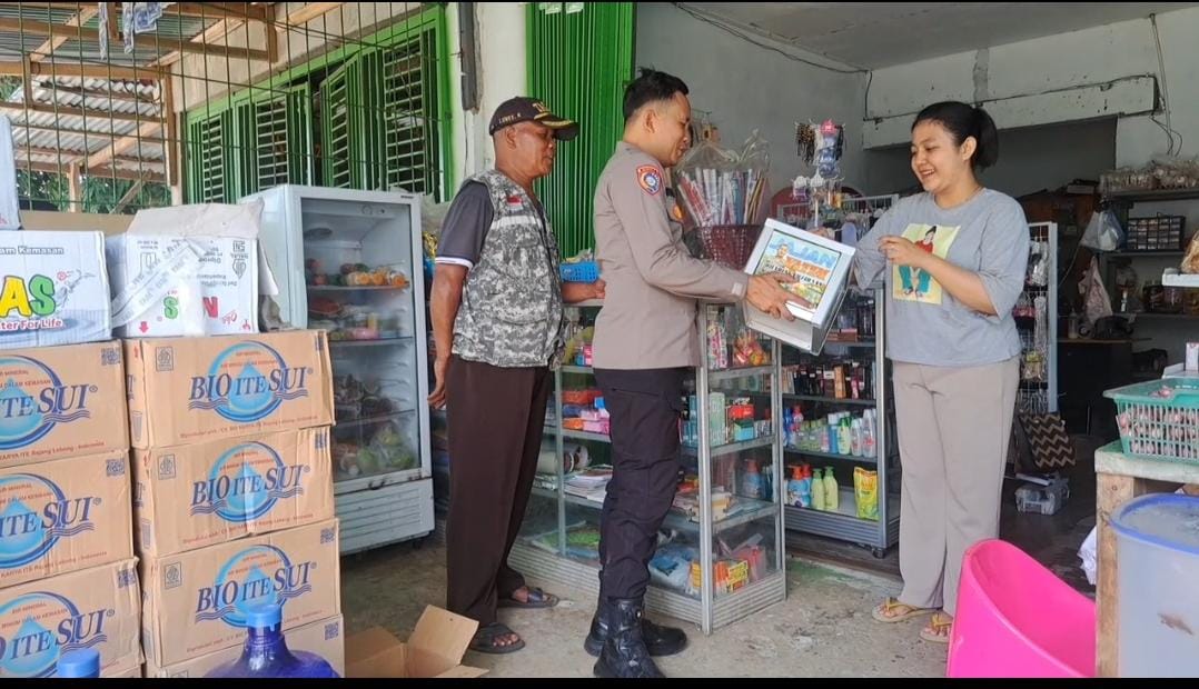 Inovasi Bhabinkamtibmas Polsek Talo,  Jajan Yatim di Desa Rawa Indah 