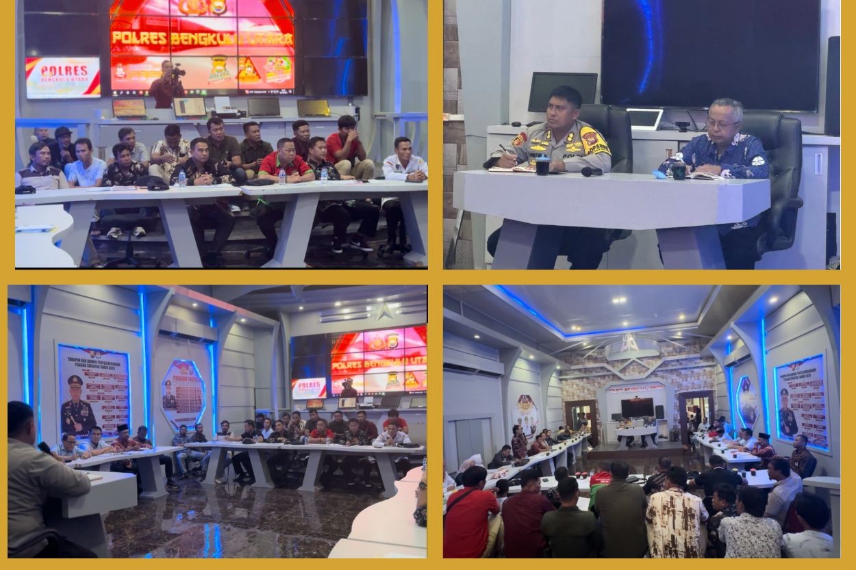 Cegah Konflik Sosial Kapolres Bengkulu Utara  Laksanakan Program Unggulan "Si Celik" dan Audiensi Bersama  Forkopimda  dan FMBP dan PT Agricinal