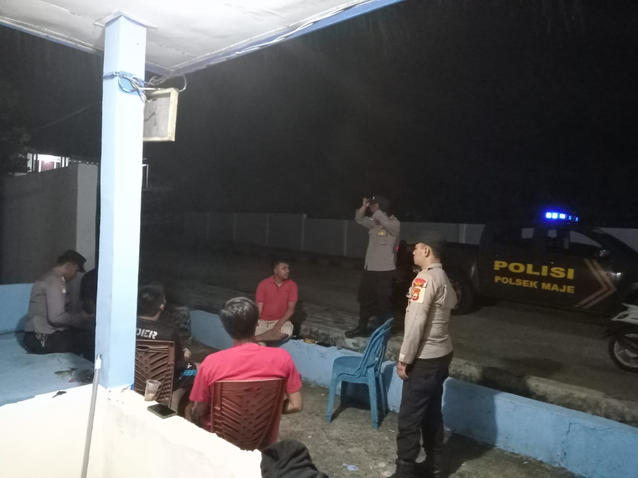 Personel Polsek Maje Patroli Rutin Pengawasan Kamtibmas di Wilayah Hukum 