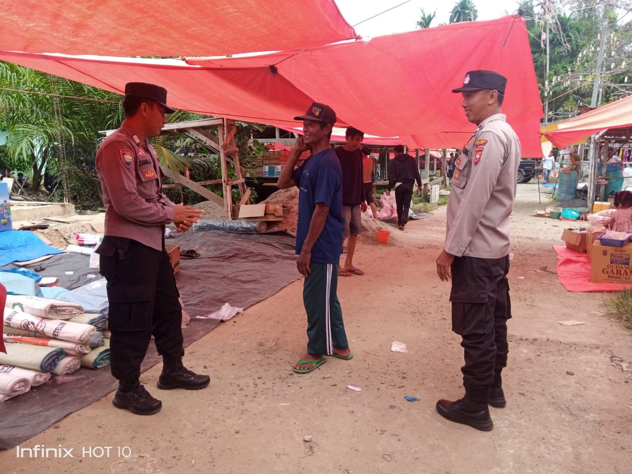 Patroli Rutin Polsek Maje Jaga Kamtibmas di Kecamatan Kaur